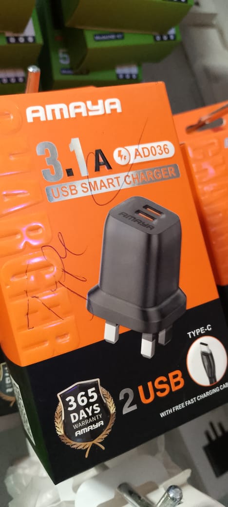 Amaya type c charger 3.1A 